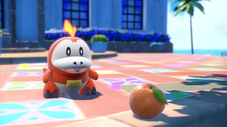 Pokemon Scarlet 和 Violet 游戏主角截图