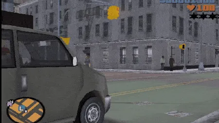 GTA 3中的街道垃圾场景