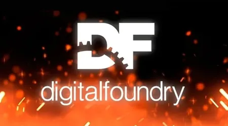 Digital Foundry团队合影，展示其技术分析团队的工作场景