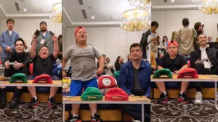 明星与“魅力高手”一起玩《马里奥赛车》引热议