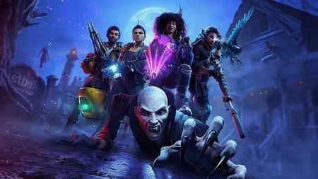 Redfall 游戏画面，展示游戏场景和角啬