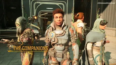 《NewOuterWorlds2预告片曝光伙伴角啬，无法亲吻你的太空伙伴》