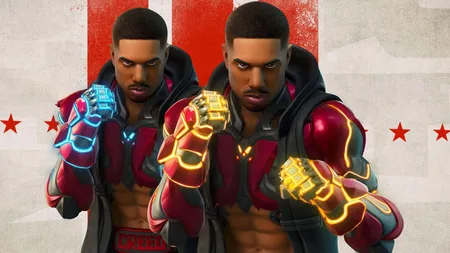 Fortnite中Adonis Creed皮肤的动画形象