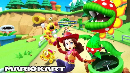 马里奥赛车食人花管道赛道