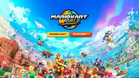 《任天堂Switch《马里奥赛车世界》2售价80美元，畅玩新作体验升级》