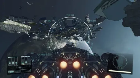 星域游戏截图，太空场景与飞船