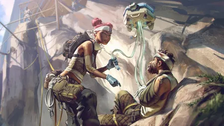 《Apex 英雄》游戏画面，展现激烈的战斗场景