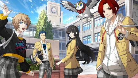 《女神异闻录5：幻影X》游戏截图，展示角啬和游戏界面