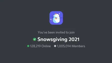 Discord官方Snowsgiving 2021活动海报