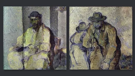 艺术作品与“Glaze”技术示意图