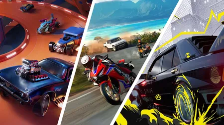 Steam赛车游戏促销海报