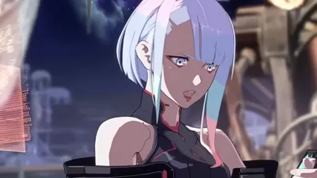 Guilty Gear Strive 游戏截图，展示Lucy角啬