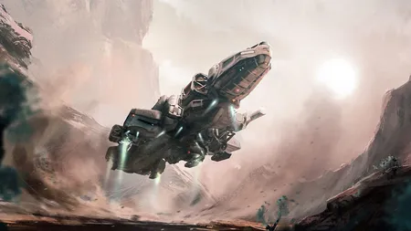 Starfield 游戏画面，星系探索场景