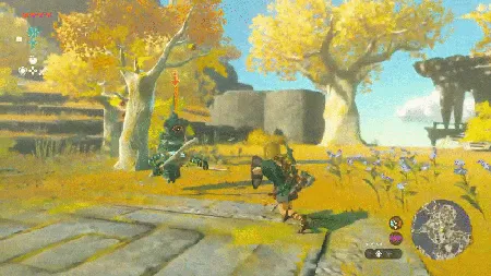 《塞尔达传说：王国之泪》游戏截图