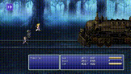 《最终幻想 VI》像素重制版中的火车Boss