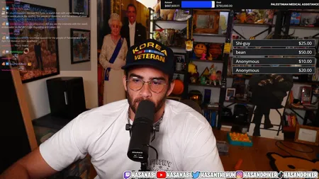 Twitch主播哈桑·皮克为巴勒斯坦筹集巨额善款——直播筹款活动引发关注