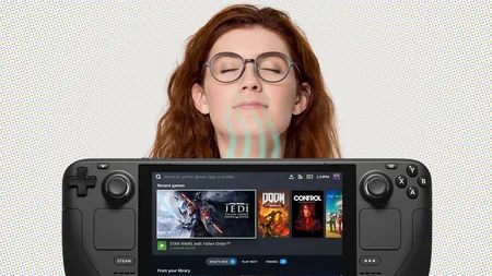 Steam Deck排气口实景图