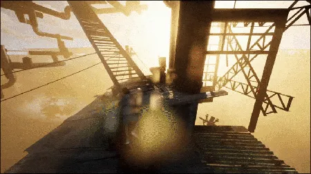 游戏《Only Up!》截图，展示玩家在攀爬障碍