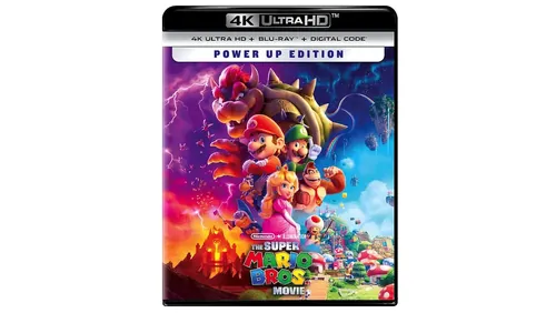 超级马里奥兄弟电影4K蓝光盘促销价格历史最低，亚马逊热卖优惠