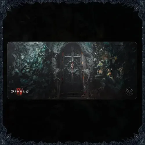 暗黑破坏神4钢系列超大鼠标垫在亚马逊促销，电竞玩家必备战术装备