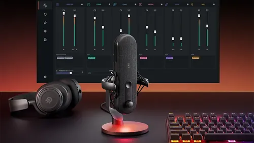 SteelSeries发布首款内容创作者专用电竞麦克风，提升游戏直播音效体验