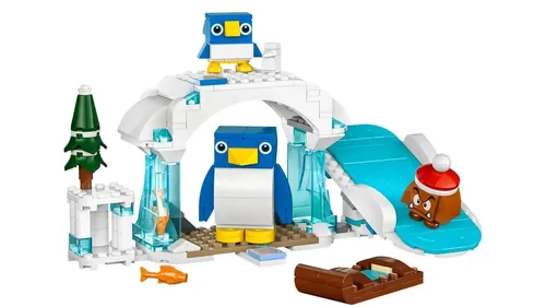 乐高超级马里奥企鹅家庭雪地冒险套装图片