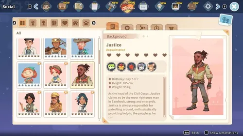 《我的沙岩时光：可攻略角色大全与浪漫指南》