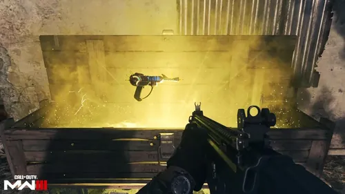 现代战争3游戏截图，显示武器和战斗场面