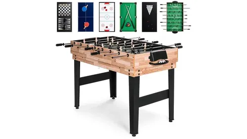 多功能游戏桌一体机—台桌台池、空气冰球、乒乓球，家庭娱乐首选仅售$130