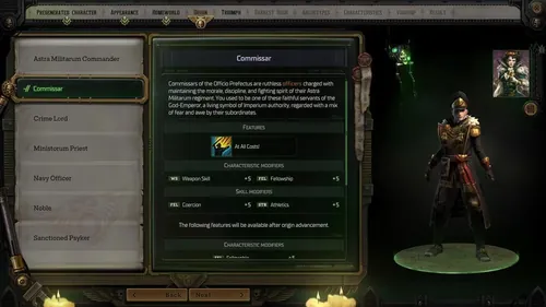 战锤40K：叛徒商人最佳起源选择指南-角色扮演技巧