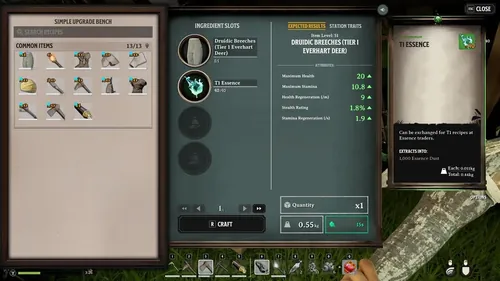 夜莺游戏截图，显示角色装备界面