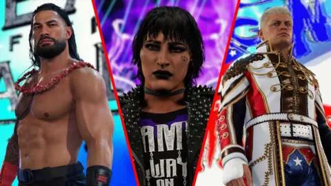 布洛克莱申与文斯麦克Mahon在WWE2K24中不能操作，但仍未完全离开