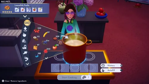 迪士尼梦想光谷内的海鲜帕尔玛饭