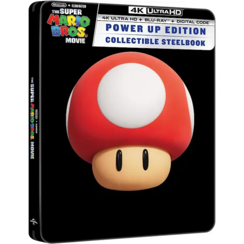 《超级马里奥兄弟》电影钢铁书封面