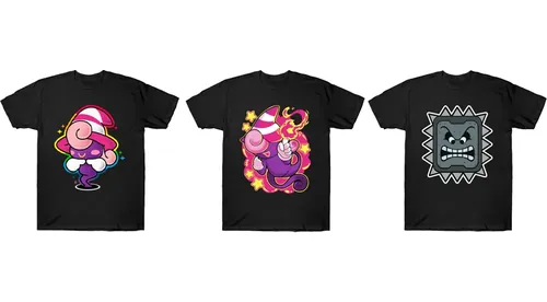 官方纸艺马里奥T恤亚马逊促销，近25%优惠，儿童和玩家必备热销周边