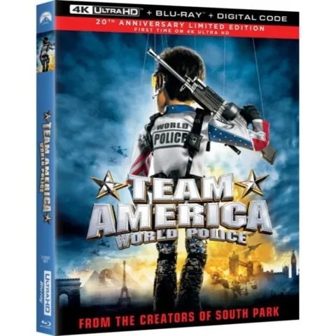 《TeamAmerica：WorldPolice4K纪念版仅售20美元，高清重温经典电影》