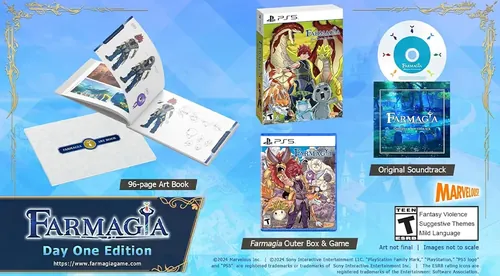 Farmagia游戏宣传图，展现奇幻怪寿与精美角色设计