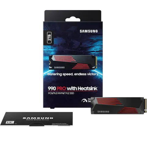 三星990 Pro PS5 SSD和散热器