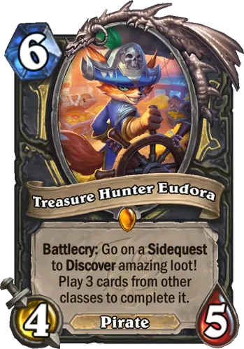 炉石传说天堂危机卡牌揭幕：潜行者尤多拉引领宝藏狩猎攻略