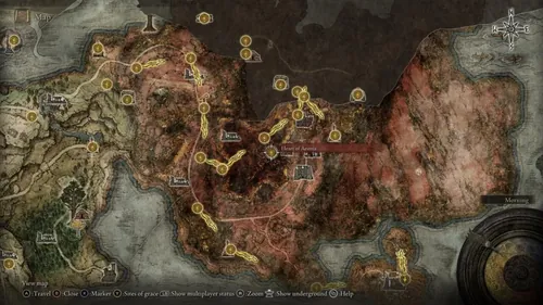 艾尔登法环中的指挥官奥尼尔战斗场景