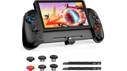 手持Switch控制器降价40%促销，配备霍尔效应摇杆，畅享高品质游戏体验