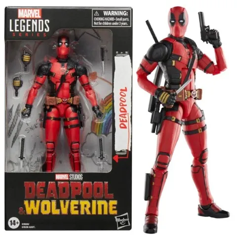 漫威手办：Deadpool 与 Wolverine 角色模型