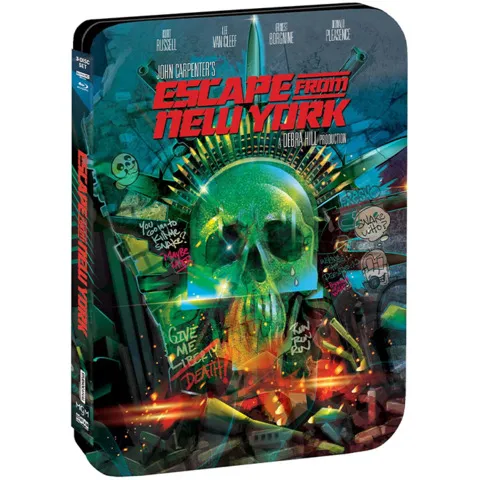 约翰卡彭特《逃出纽约》限量版钢铁书封面收藏品首发