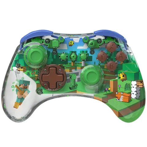 Minecraft themed Switch Pro Controller