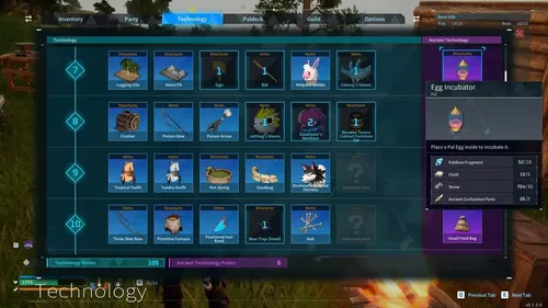 《Palworld》游戏截图，展示多样的生物和环境