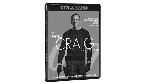 Amazon仅售33美元：全部5部丹尼尔·克雷格詹姆斯·邦恩电影4K蓝光收藏