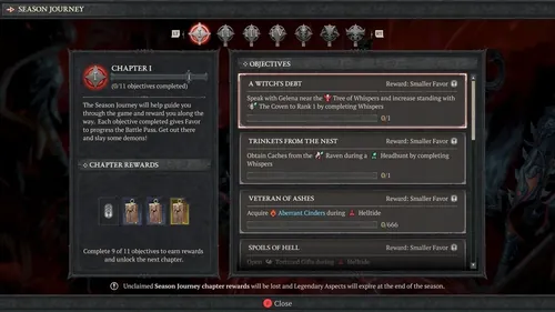 暗黑破坏神4新赛季界面截图