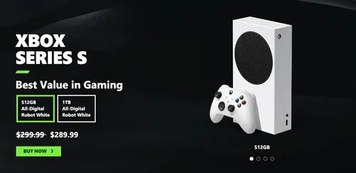 微软Xbox Series S游戏主机