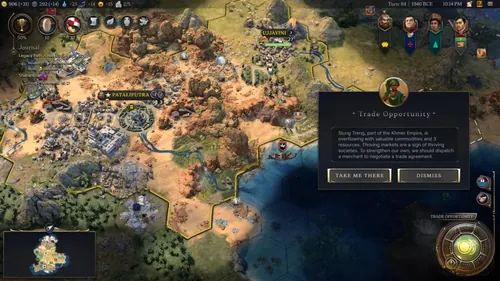 文明VII资源与贸易路线示意图