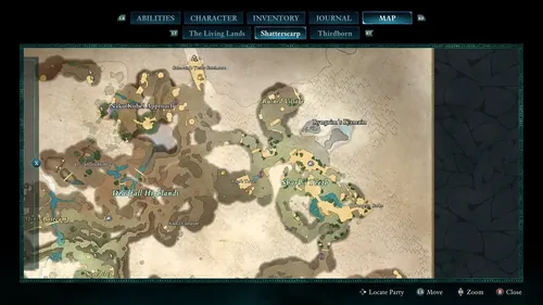 《Avowed》游戏中的宝藏地图截图